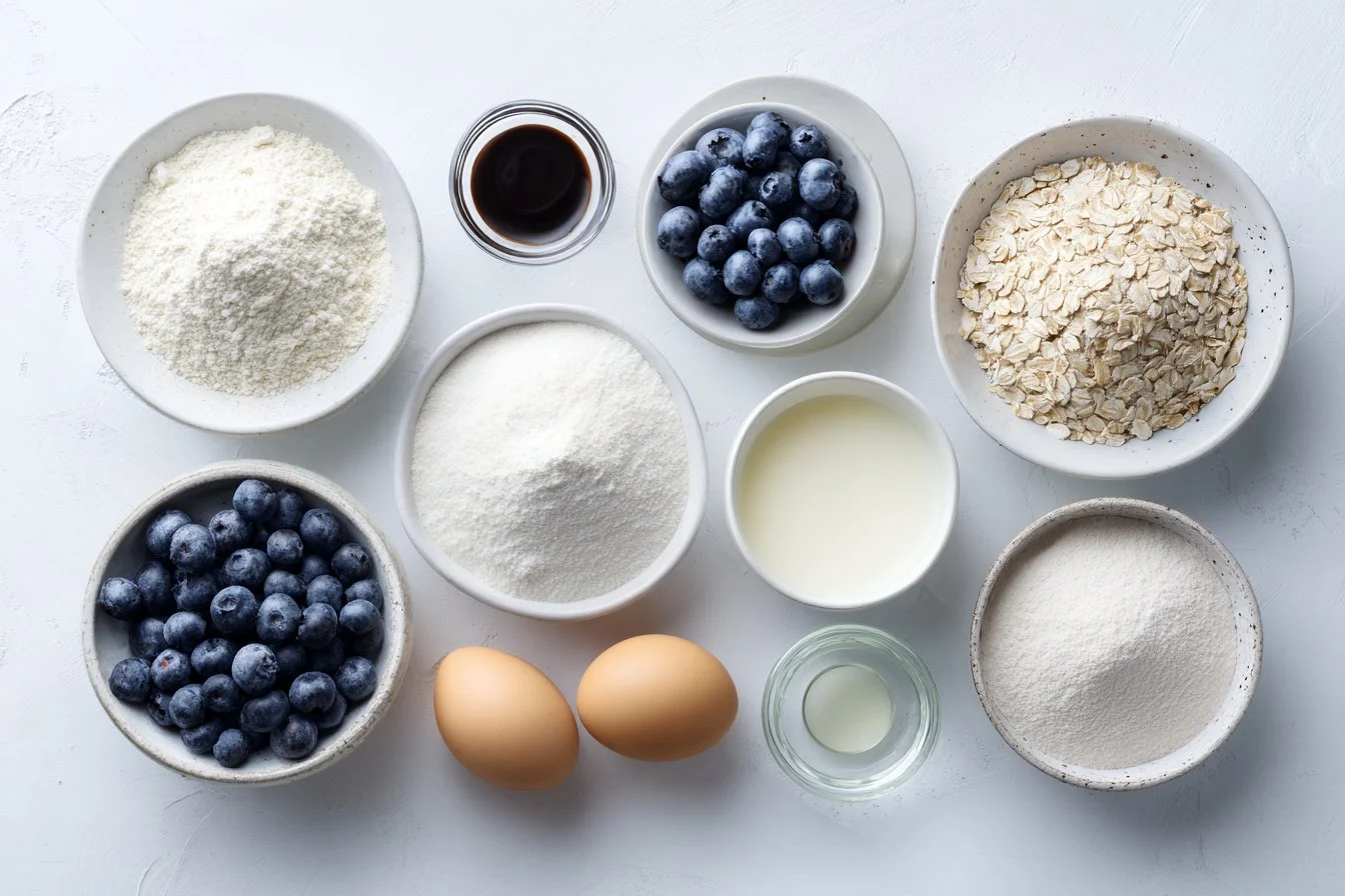 High Protein Blueberry Muffins