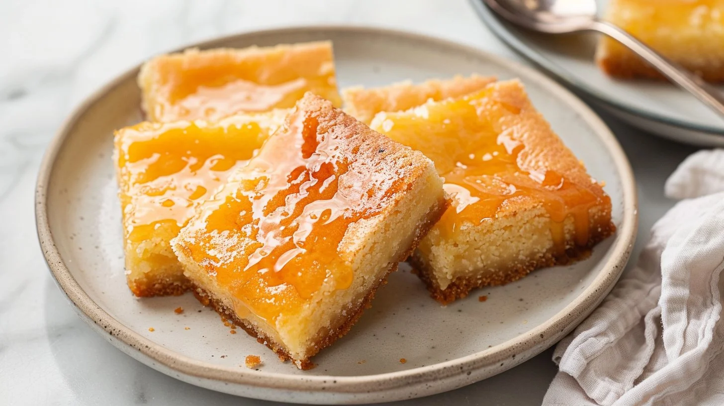 Maple Glazed Butter Bars