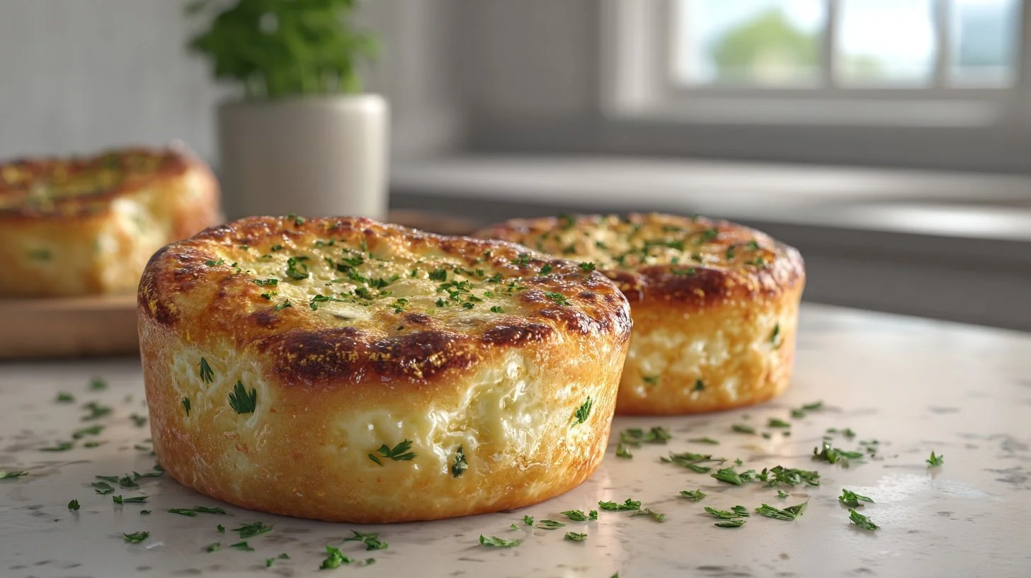 Cheesy spinach bagel rounds ready to enjoy as a delightful snack