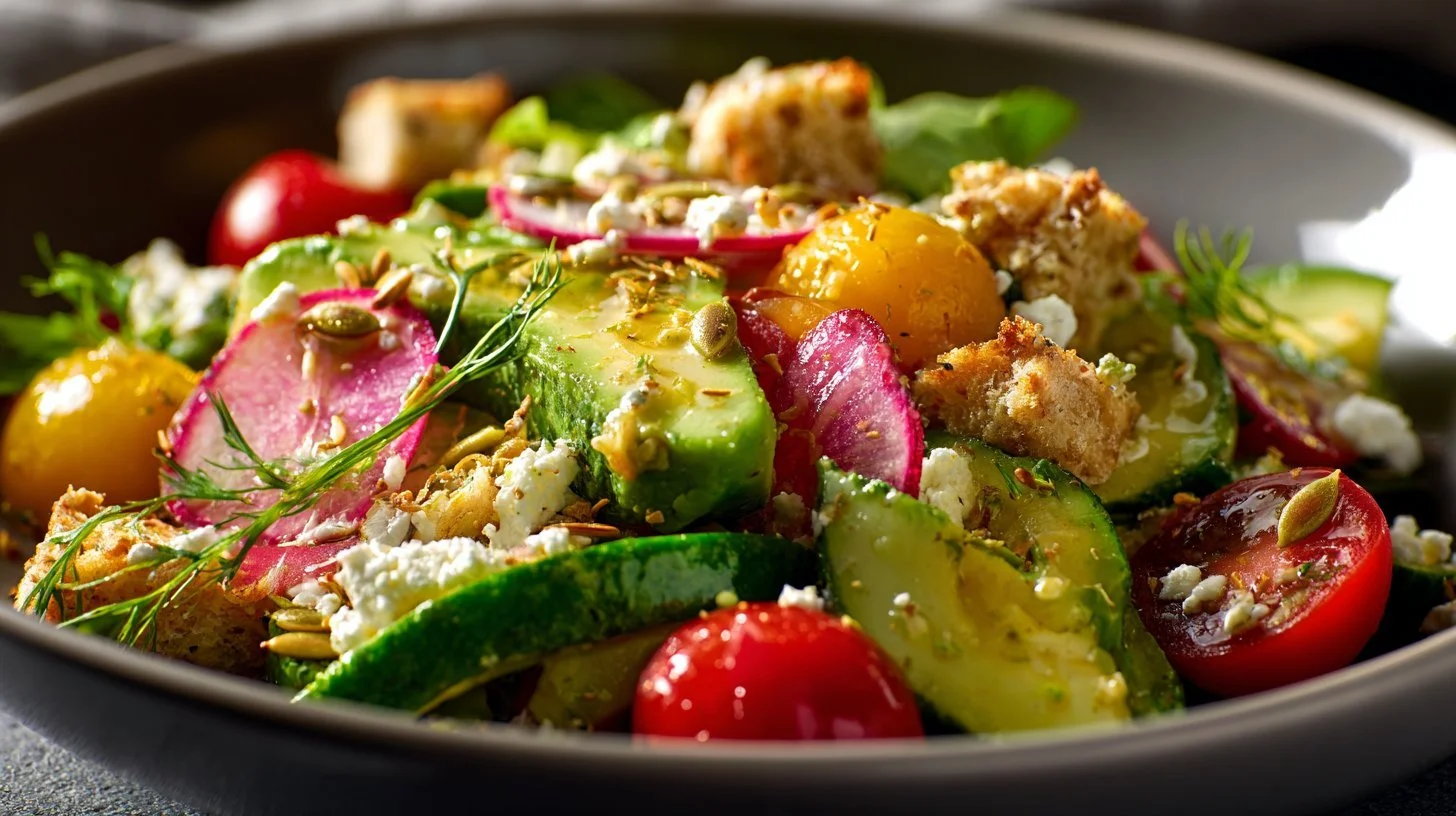 Asparagus and Avocado Salad with Lemon Vinaigrette