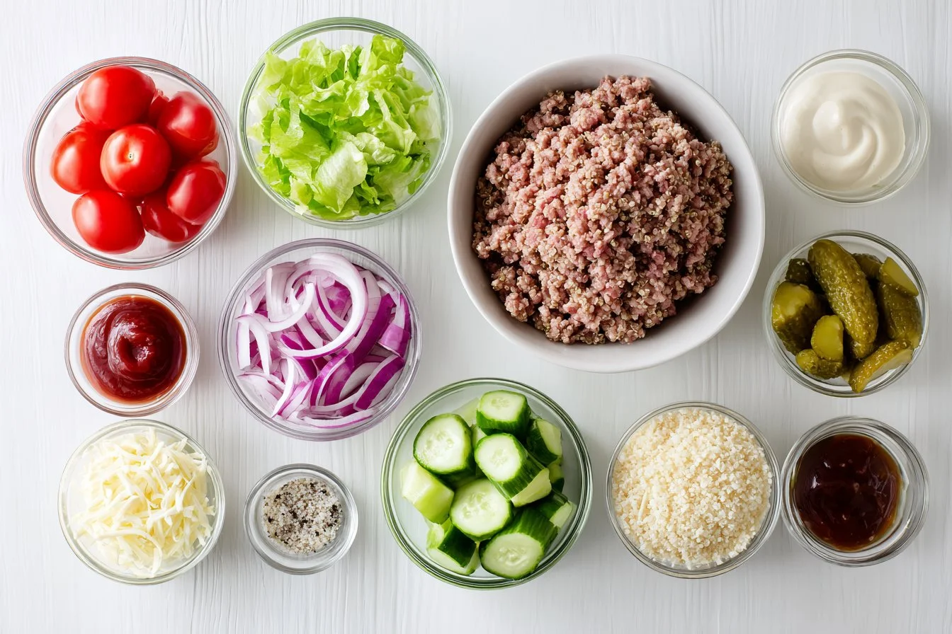 Bold Burger Bowls