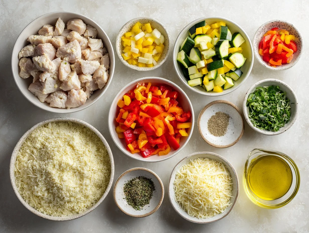 Savory Grain Bowl with Protein and Vegetables