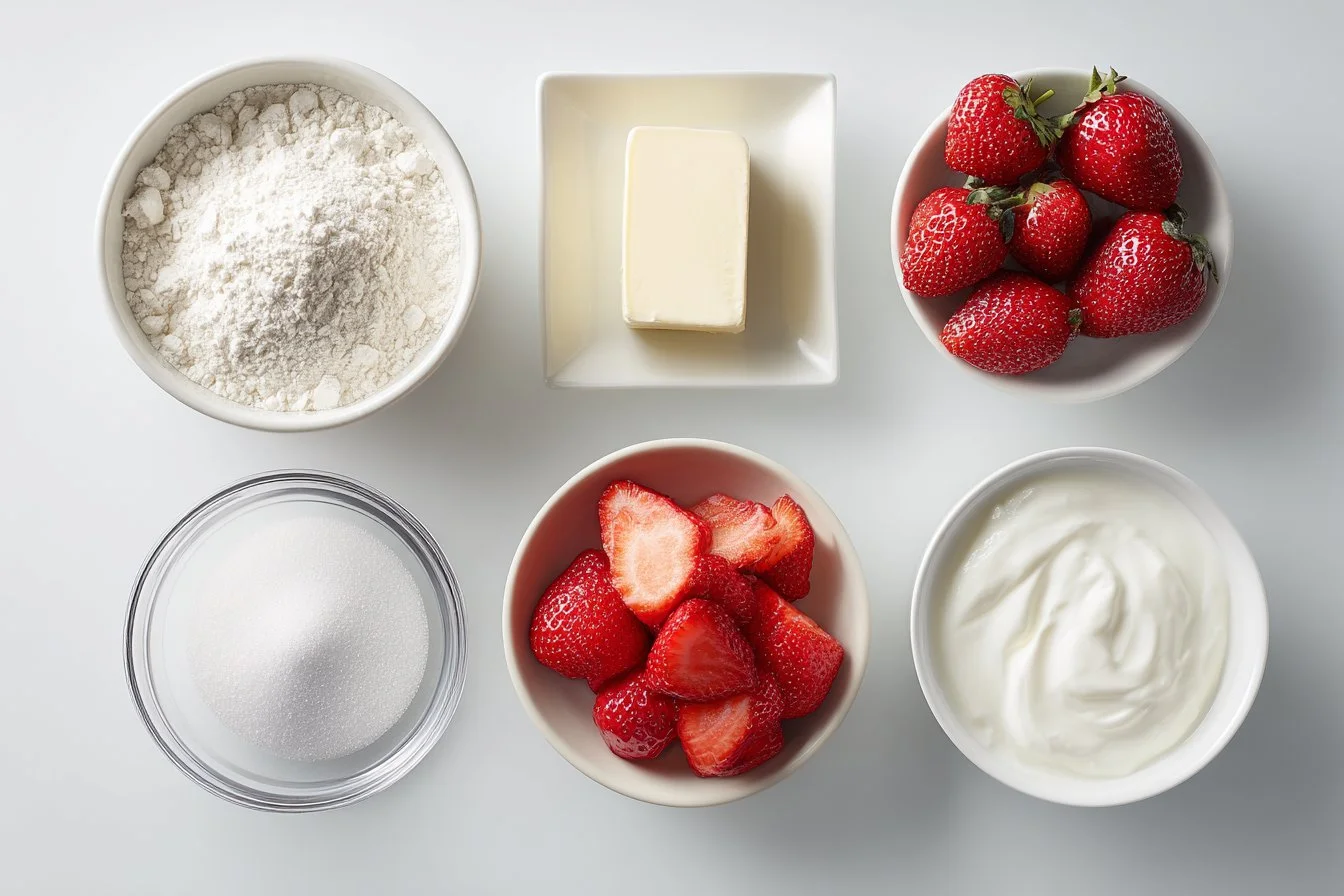 Strawberry Whipped Cream Cake