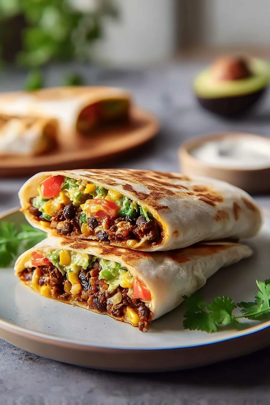 Black Bean Crunch Wrap Supreme