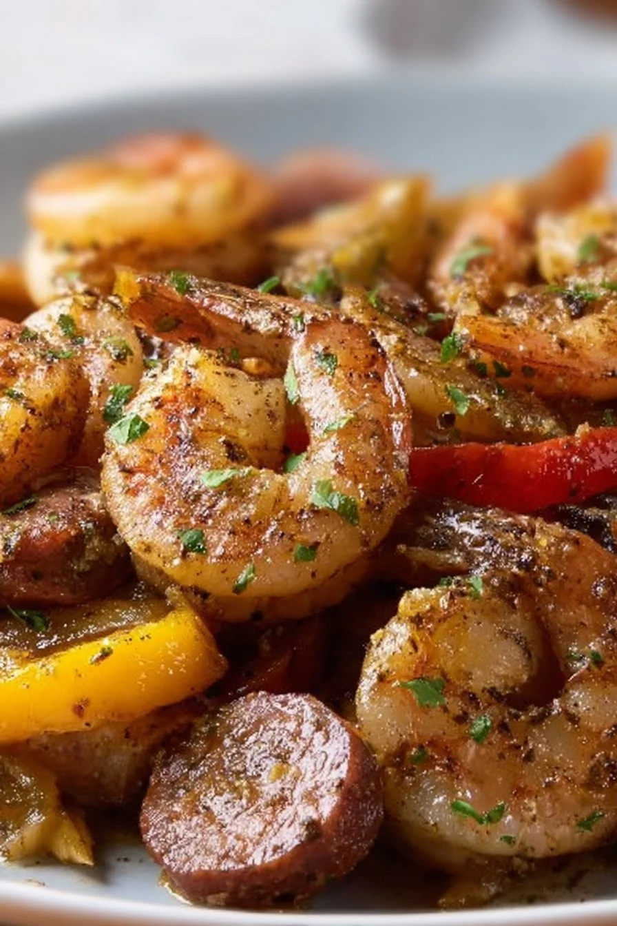 Cajun Shrimp and Sausage Skillet