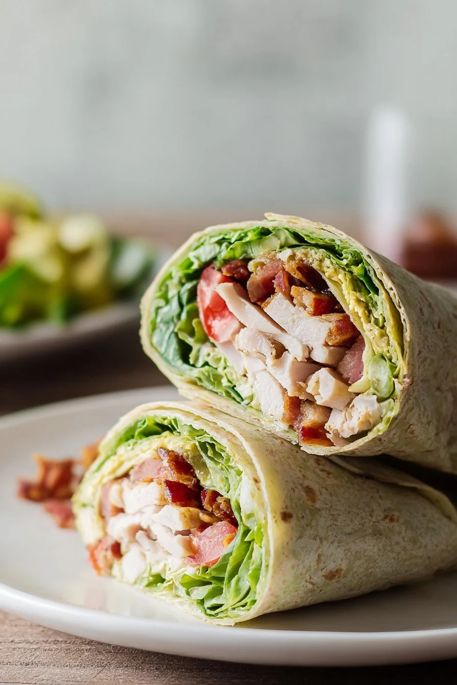 California Turkey Club Wrap (Easy + Healthy Lunch!)