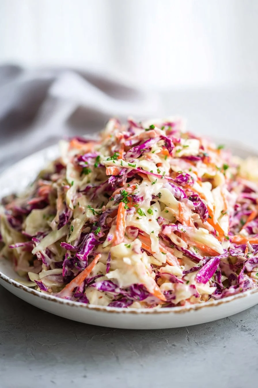 Easy Creamy Coleslaw
