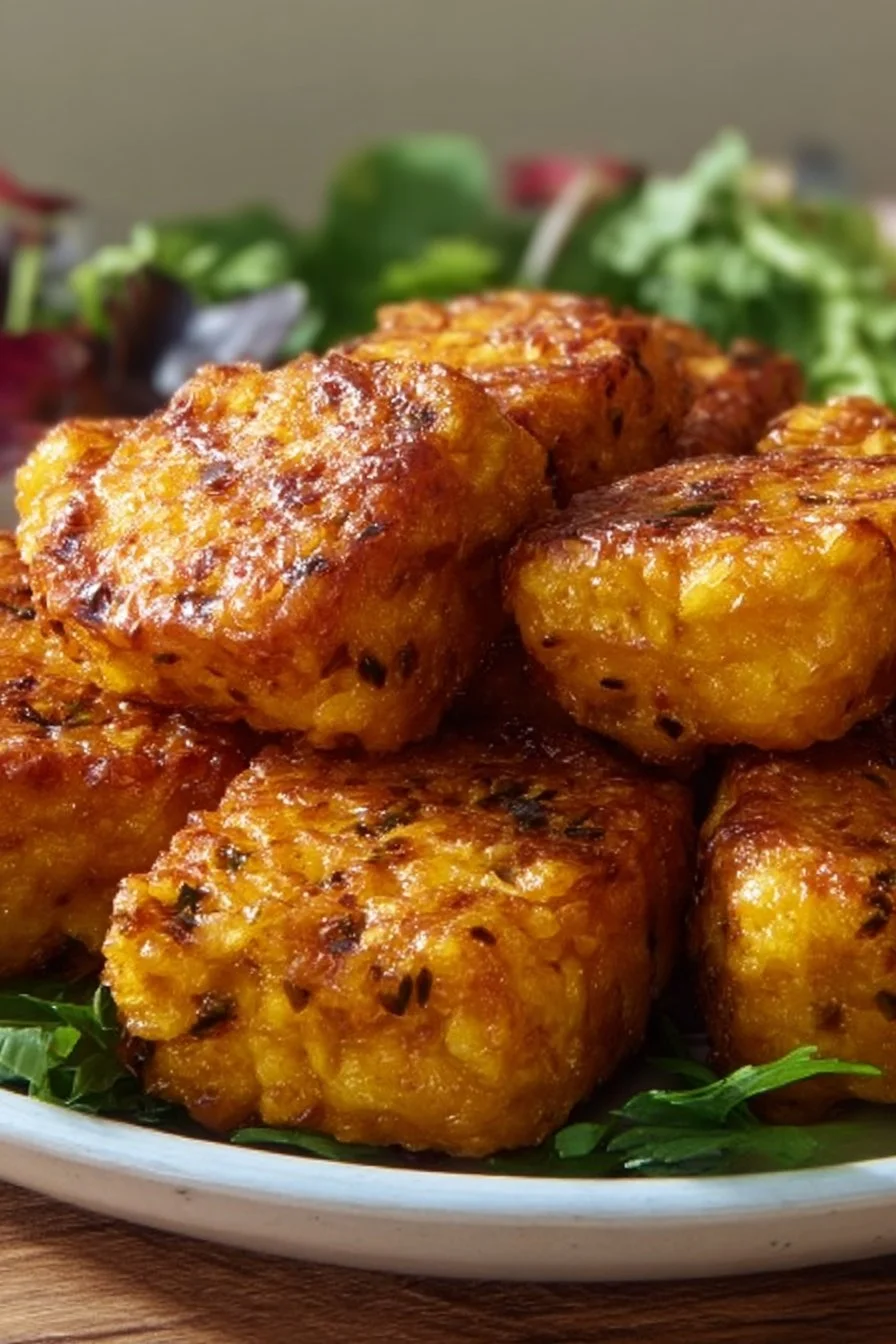 Crispy Air Fryer Tofu Nuggets