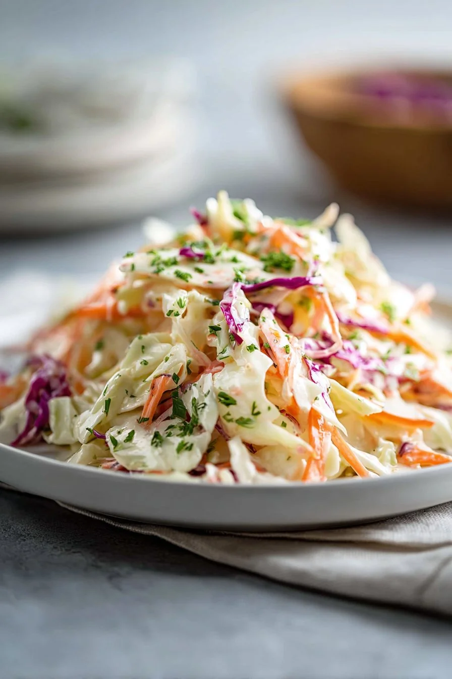 Easy Creamy Coleslaw