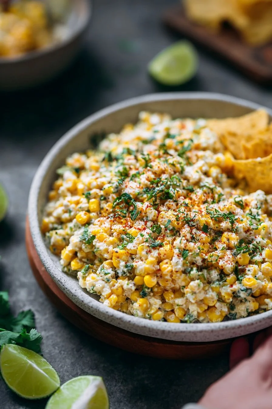 Easy Mexican Street Corn Dip