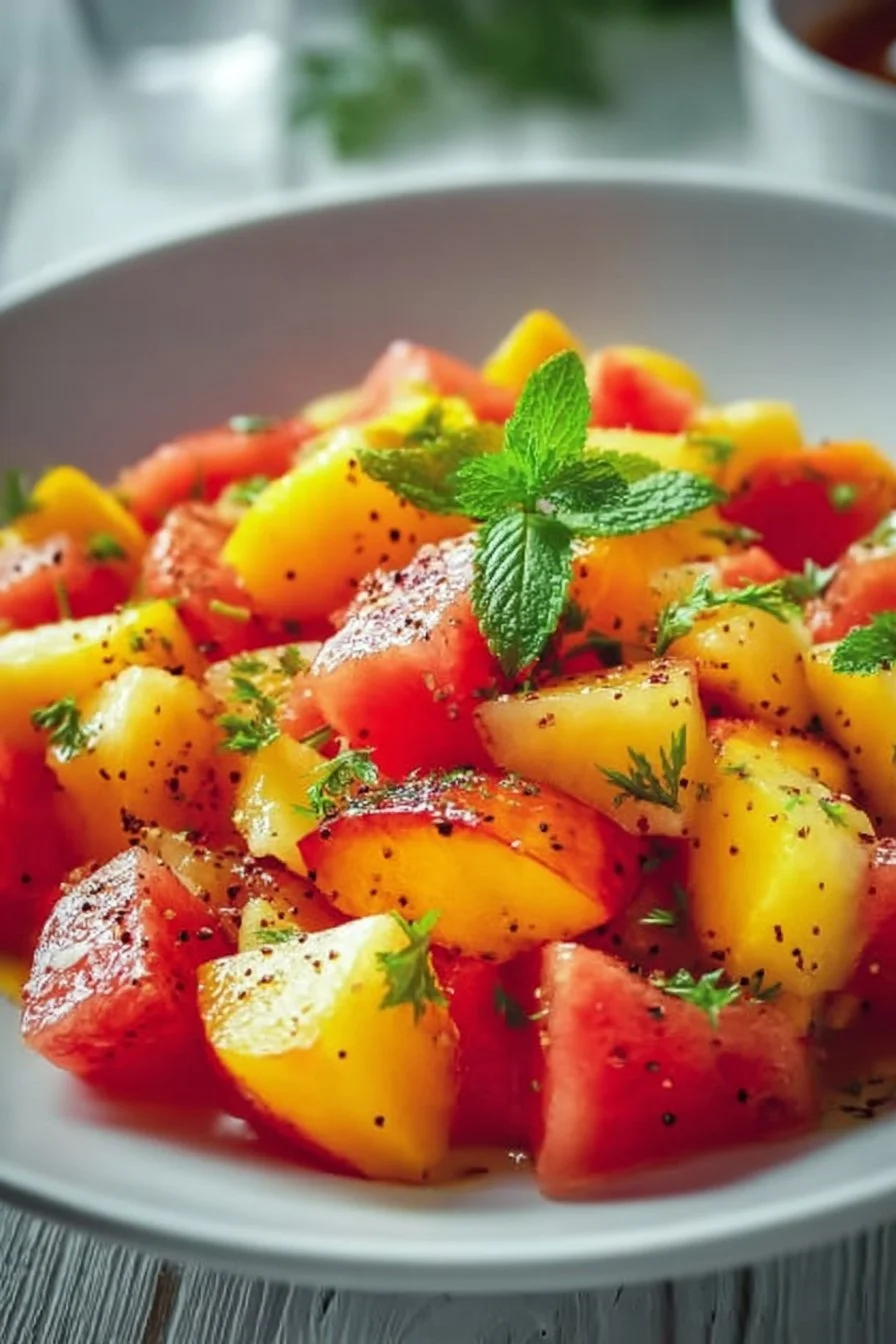 Peach Fruit Salad