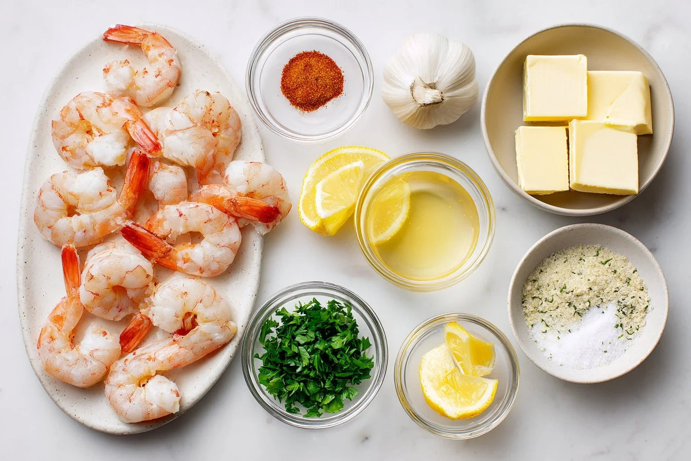 Garlic Butter Grilled Shrimp