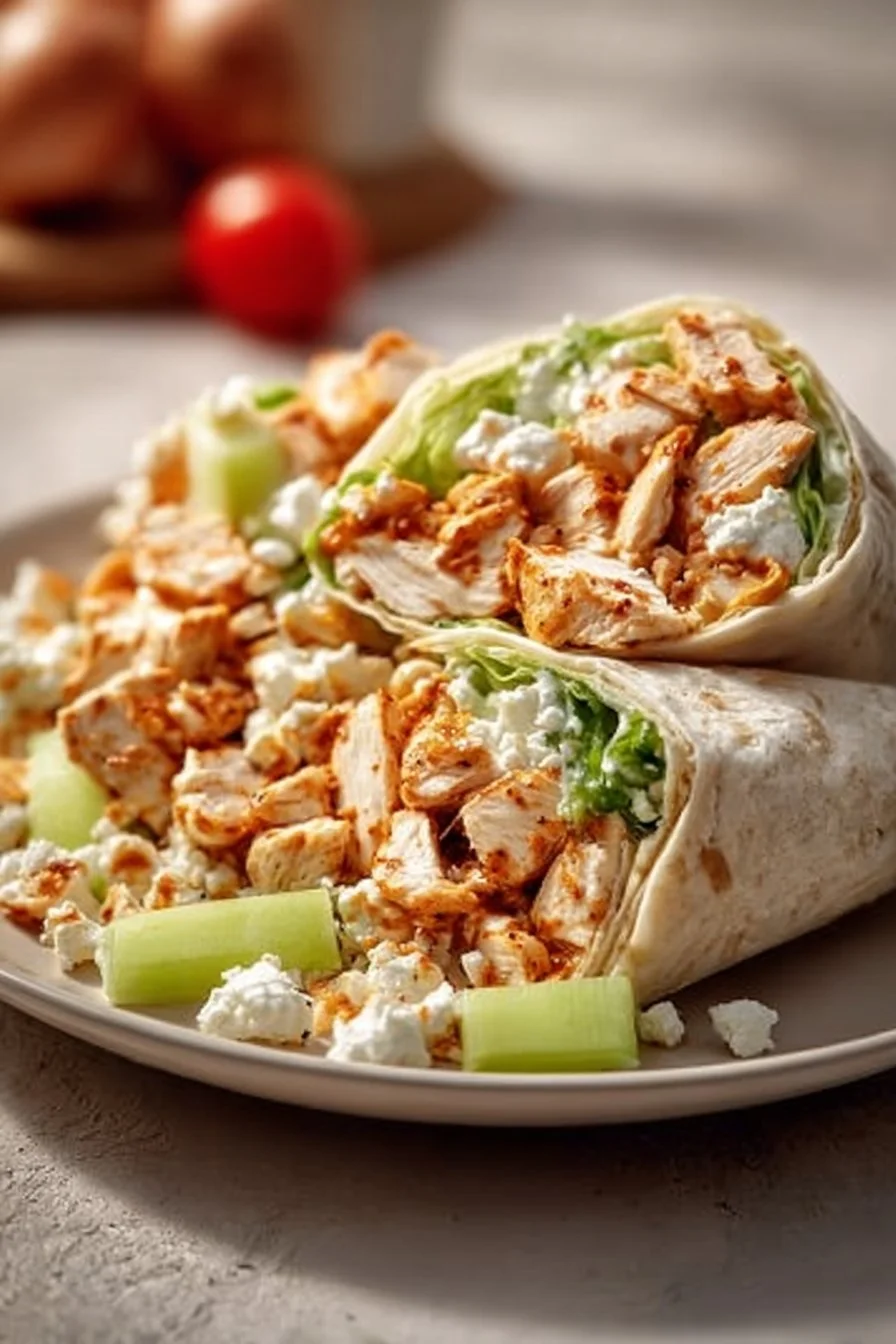 High Protein Buffalo Chicken Salad
