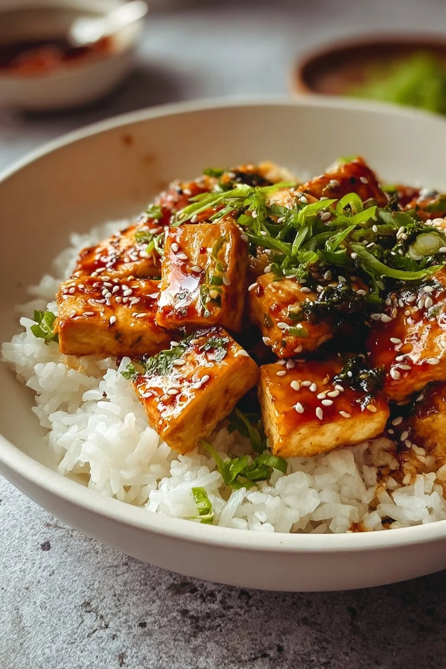 Honey Garlic Tofu