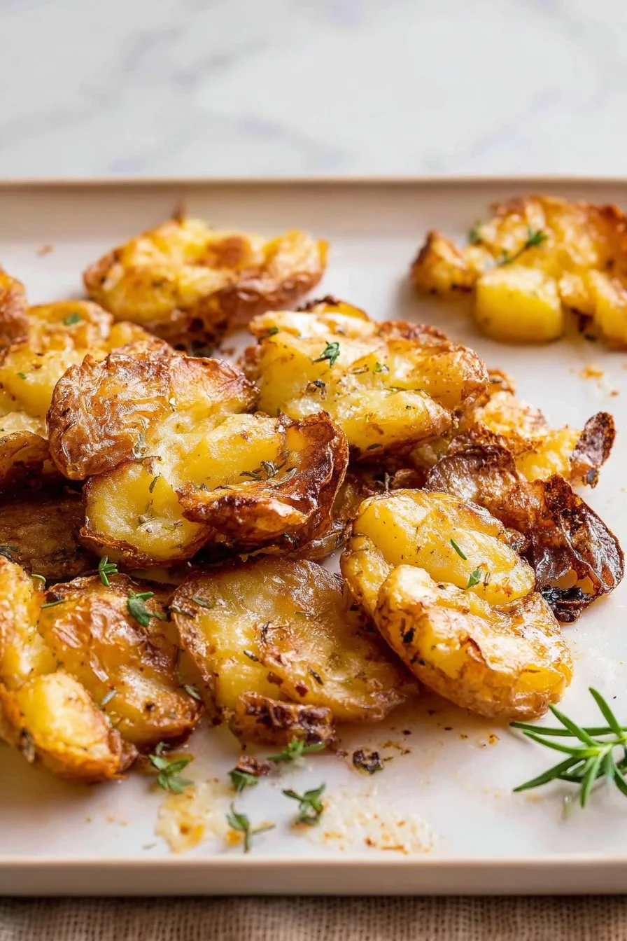 Ultra Crispy Smashed Potatoes