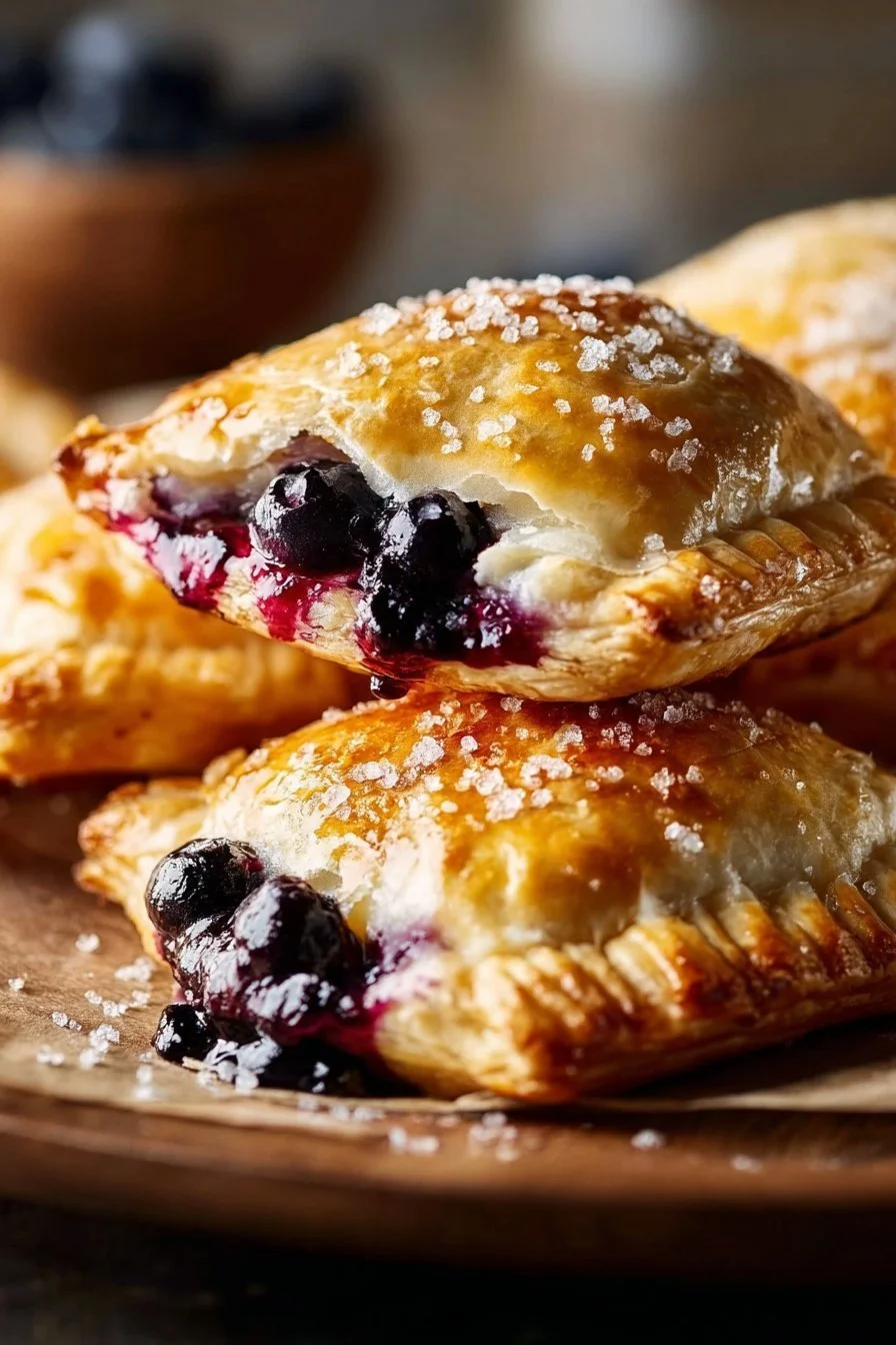 Mini blueberry hand pies baked to perfection, flavorful and easy to enjoy.
