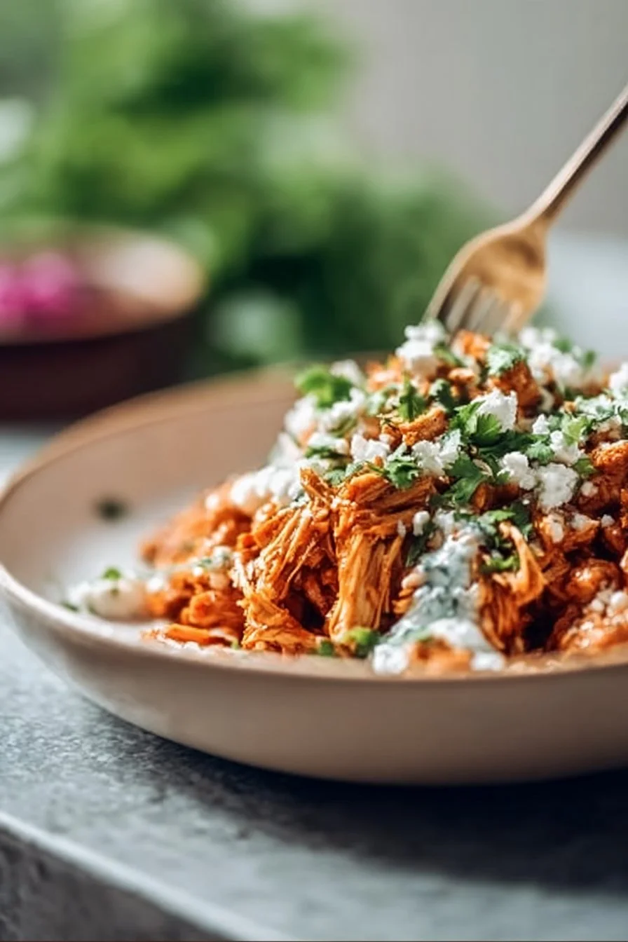 Shredded Harissa Chicken Bowl