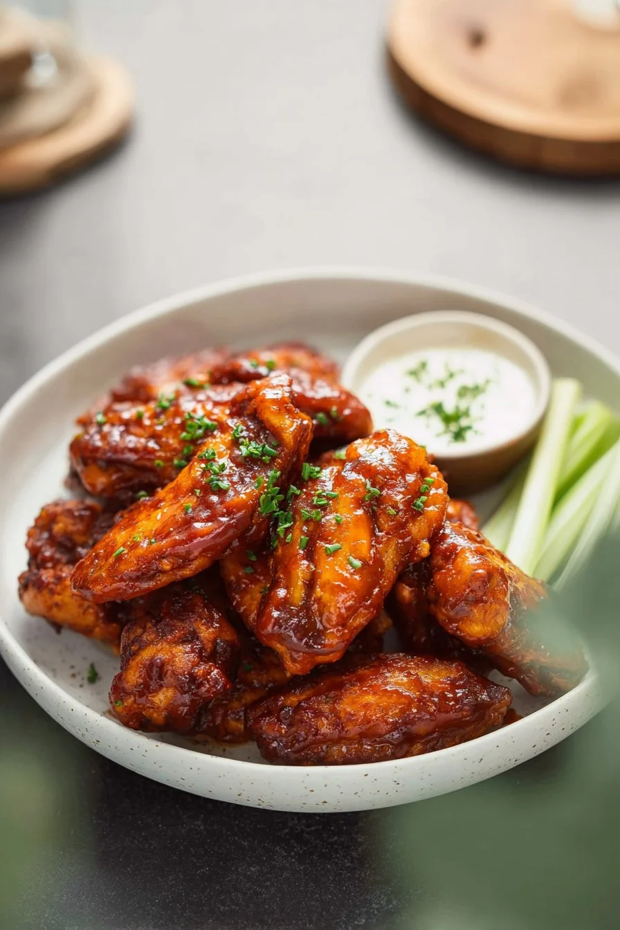 Honey Barbecue Chicken Wings