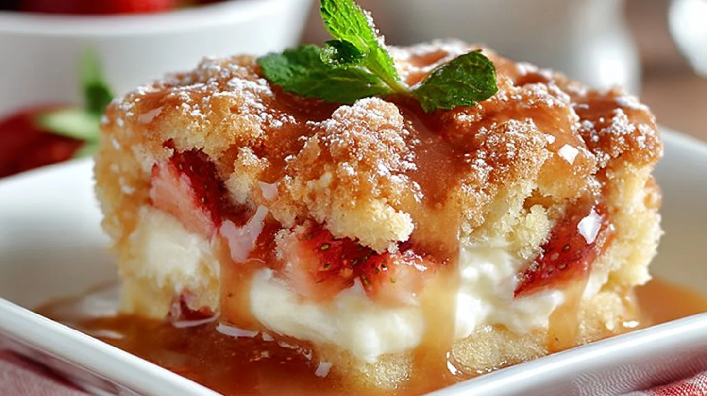 Delicious Strawberry Delight dessert ready for any occasion