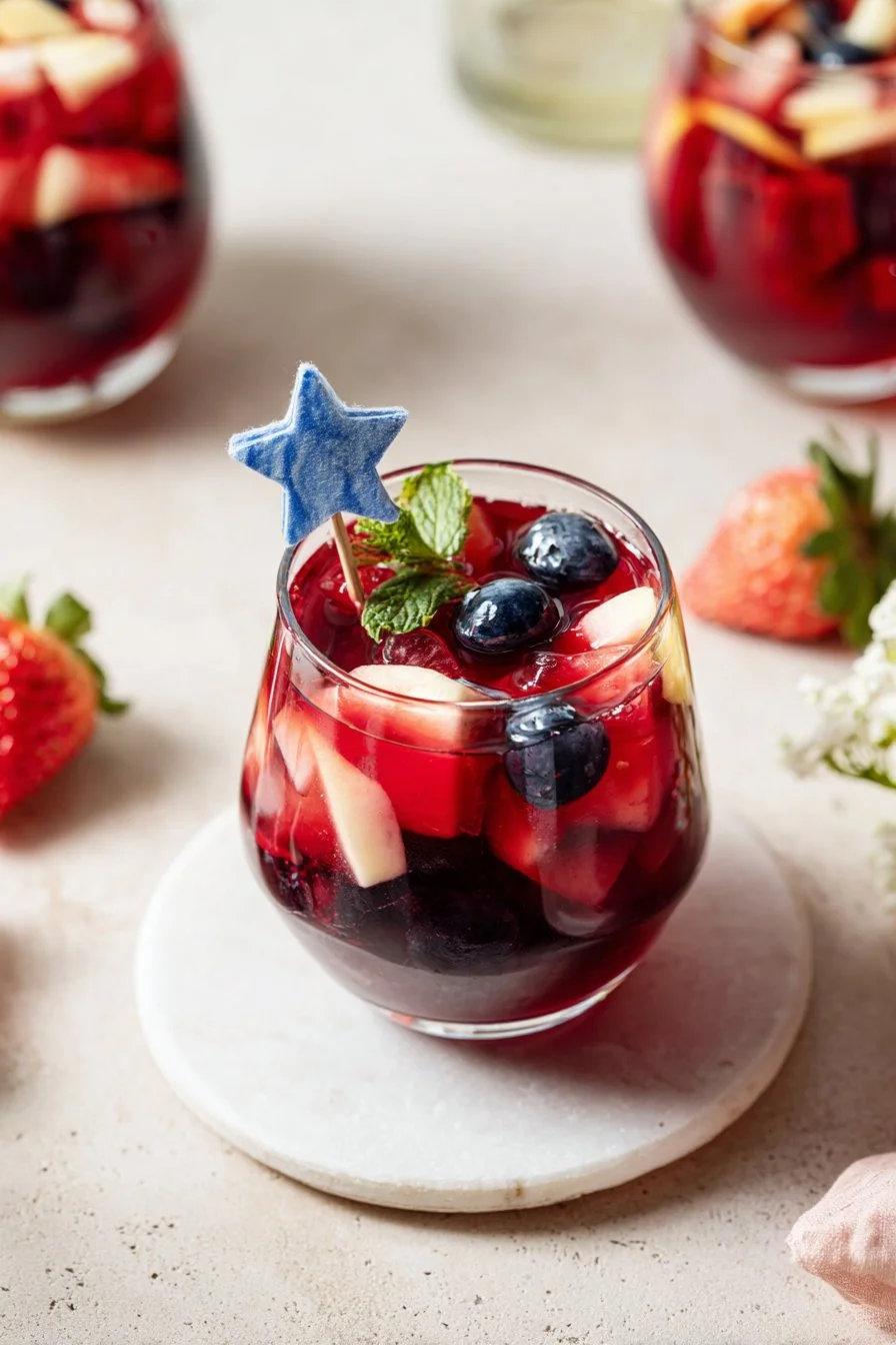 Red, White, and Blue Sangria
