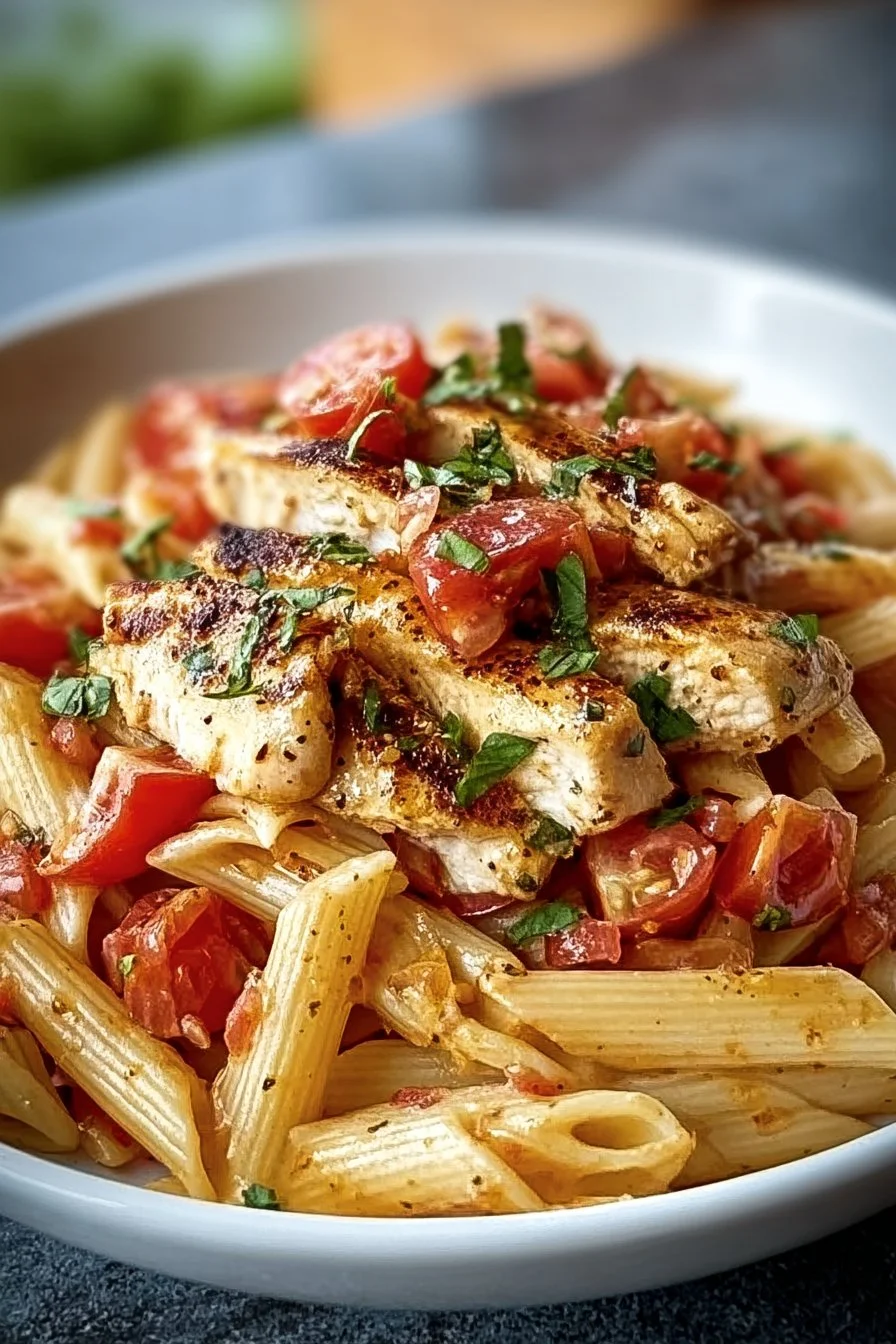 Bruschetta Chicken Pasta