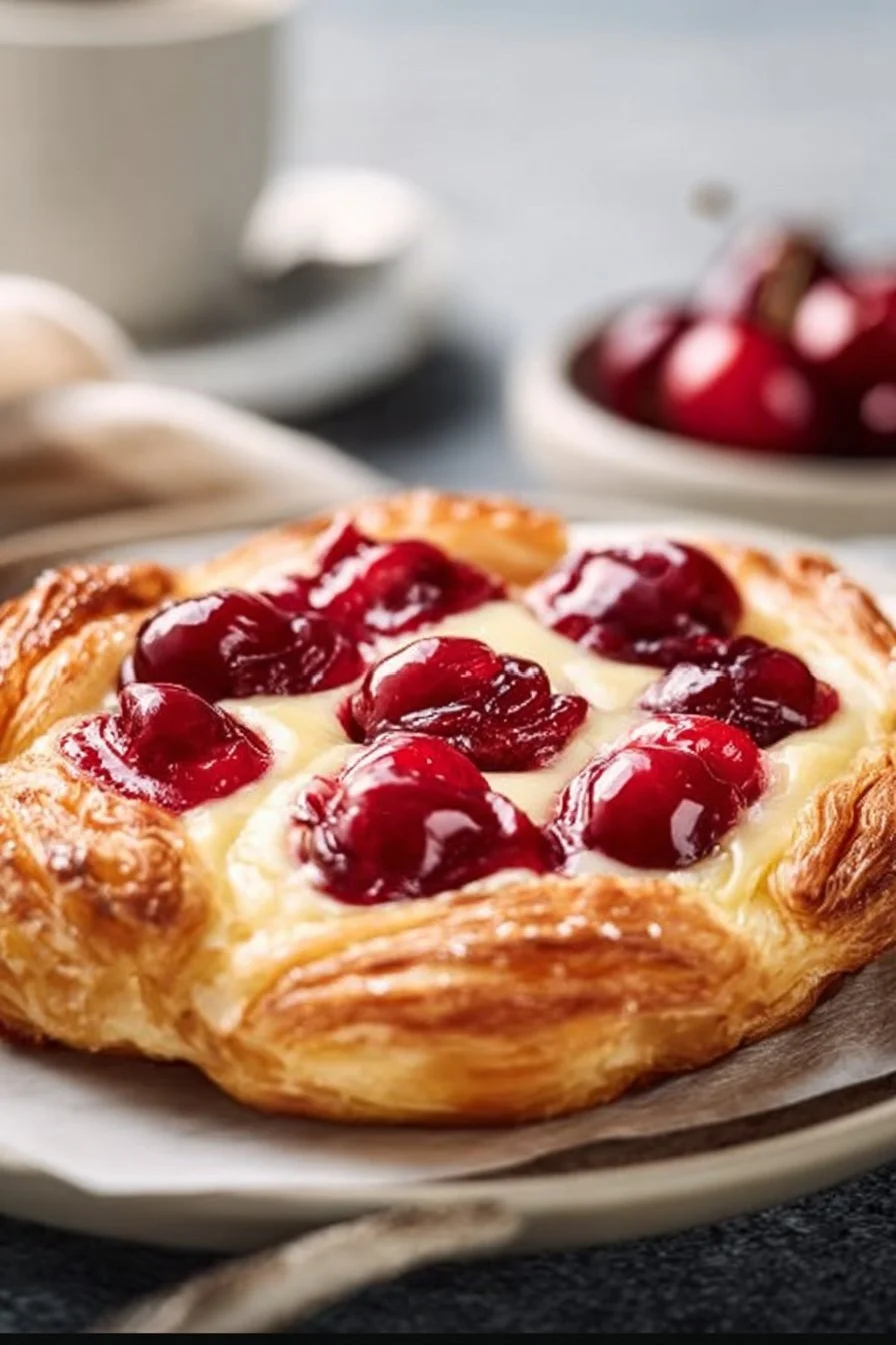 Cherry Cheese Danish