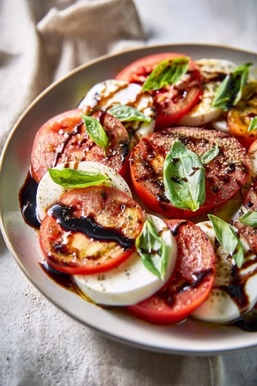 Caprese Salad with Balsamic Reduction