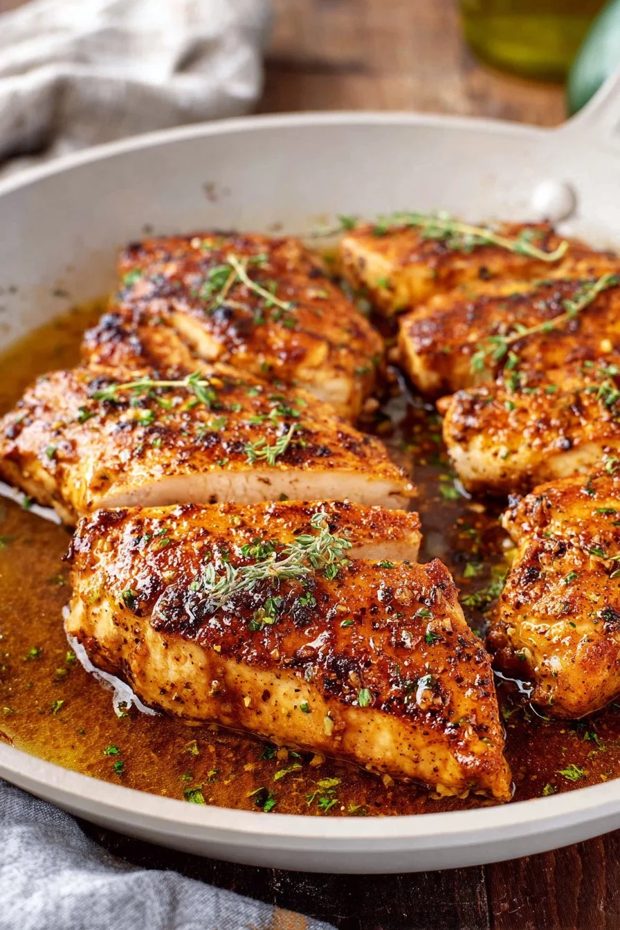 Cowboy Chicken with Cowboy Butter Sauce