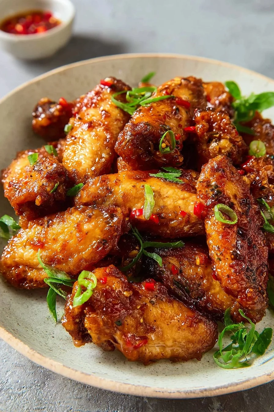 Sweet Chili Chicken Wings: A Scrumptious Delight