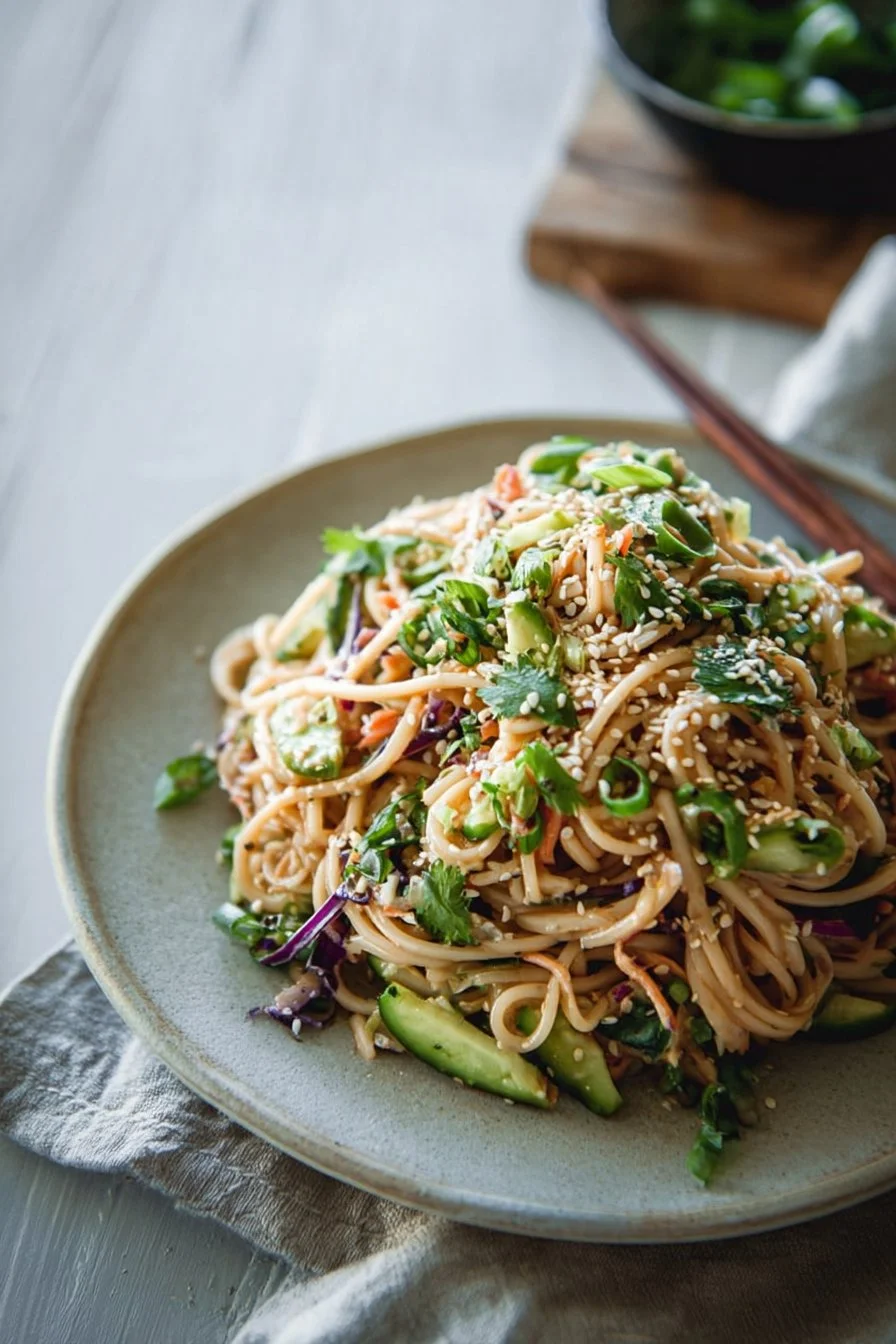 15-Minute Cold Sesame Noodle Salad
