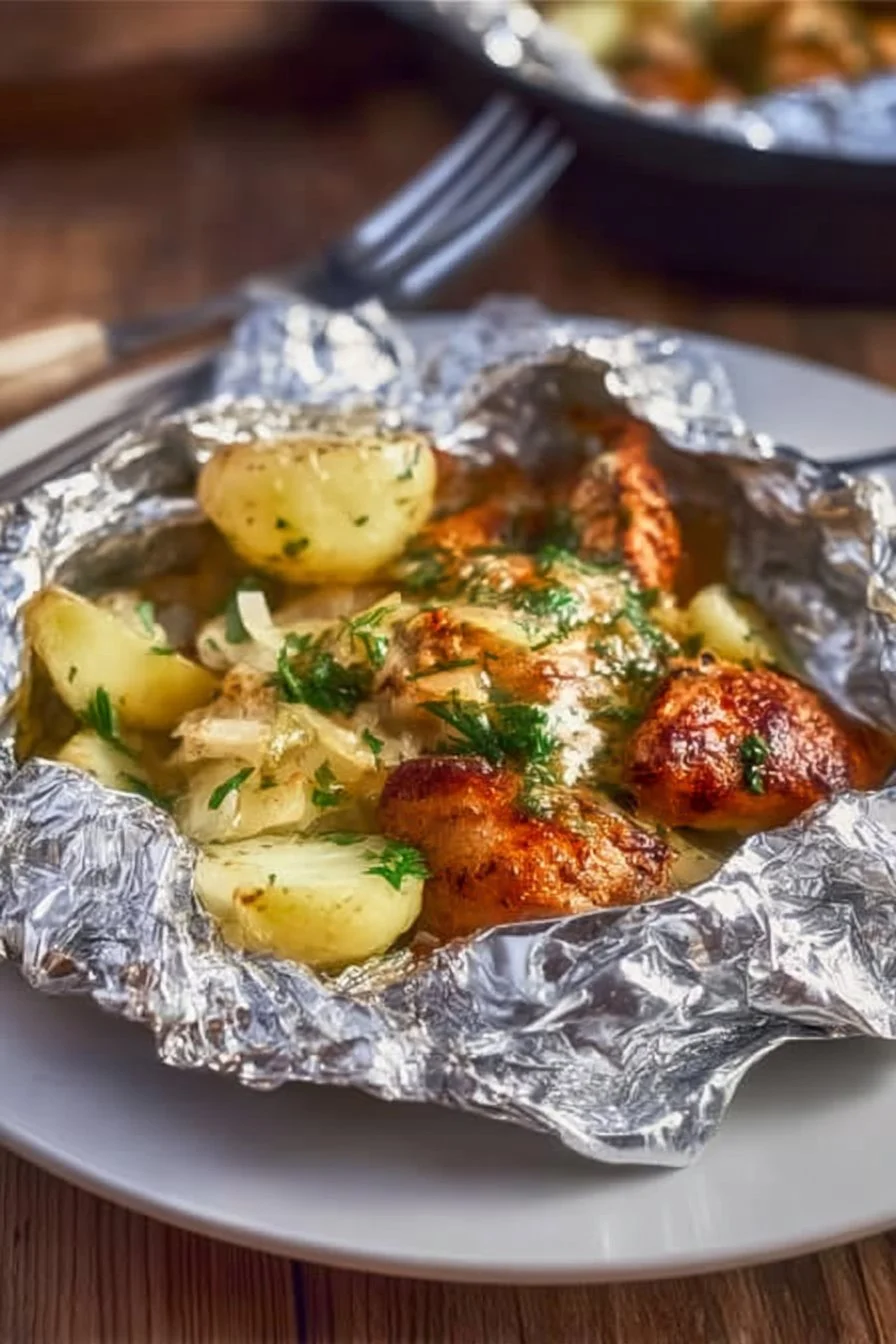 Oven Foil Packet Cooking
