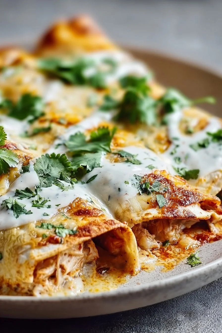 Ultimate High Protein Chicken Enchiladas