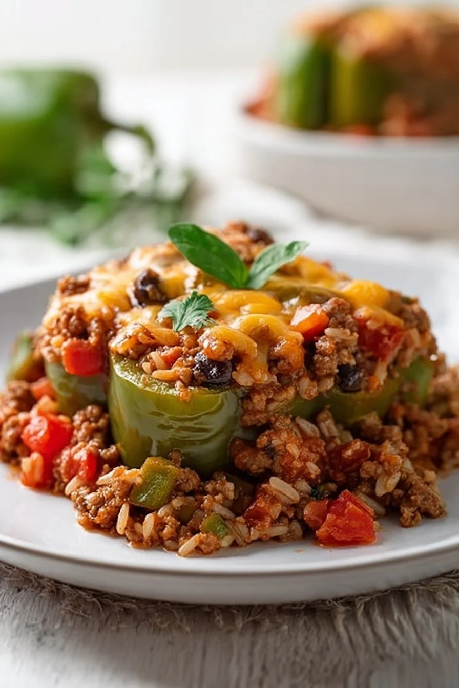 High Protein Unstuffed Peppers