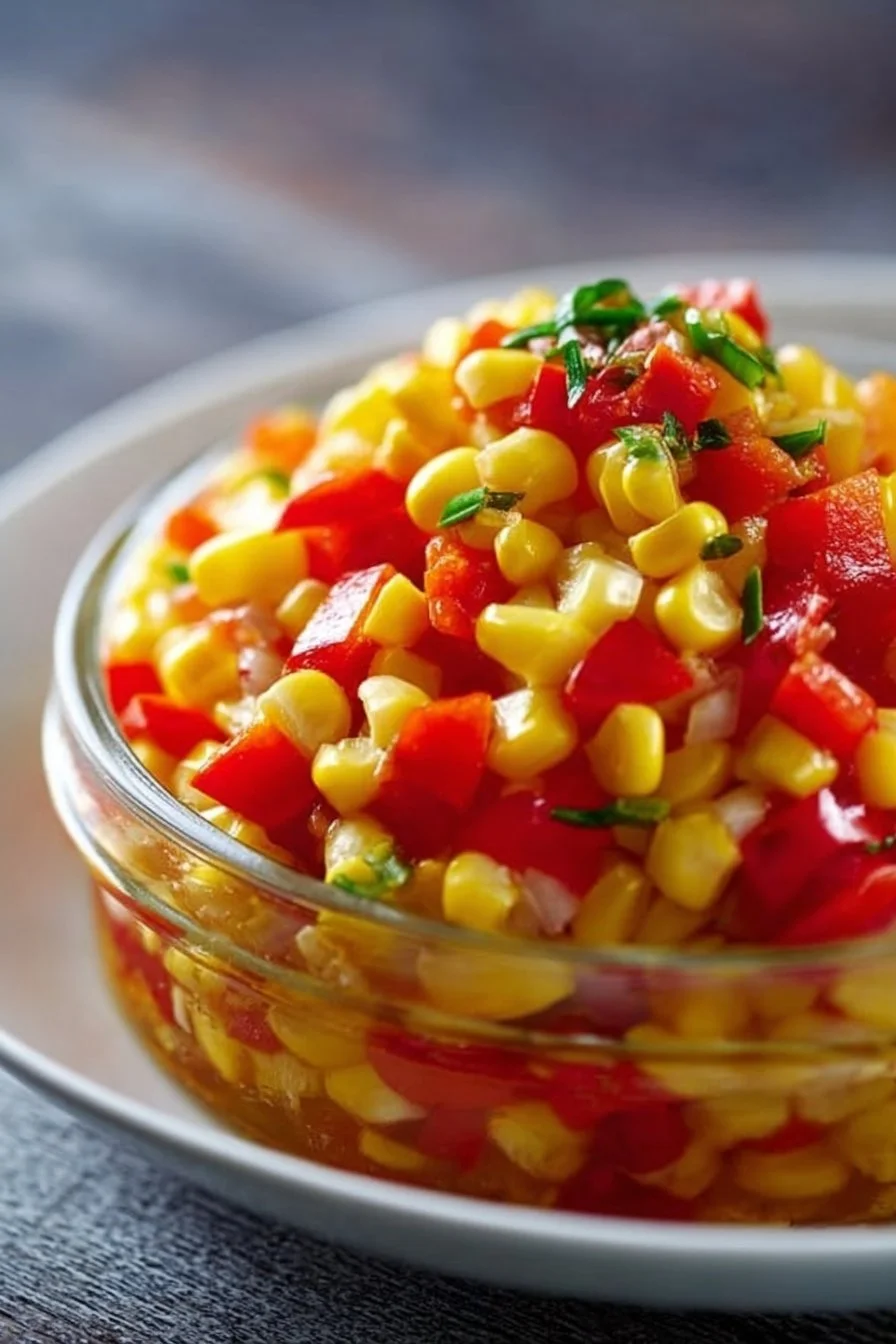 Sweet Corn and Red Pepper Relish