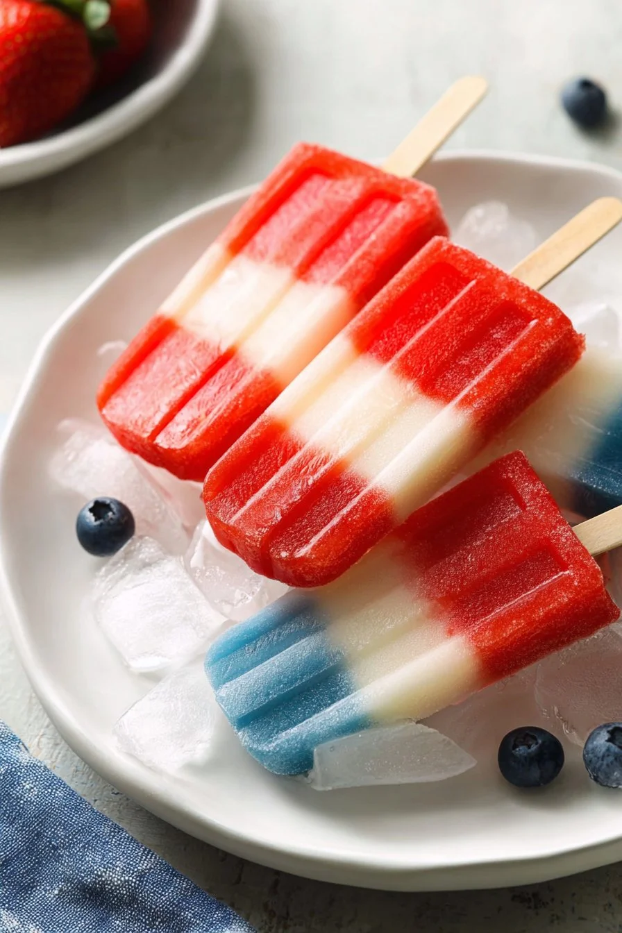 Fourth of July Popsicles