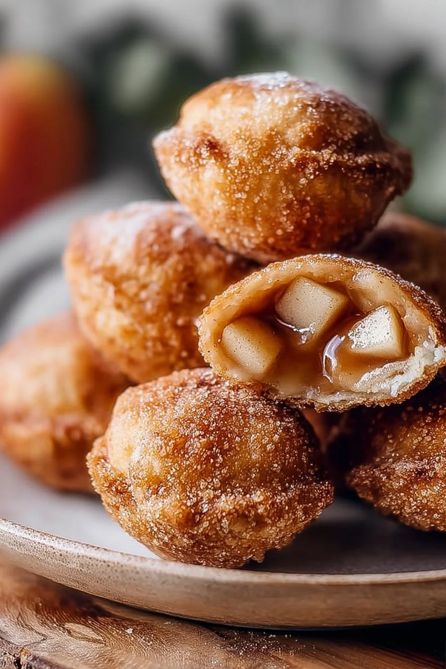 Sweet Air Fryer Apple Pie Bombs