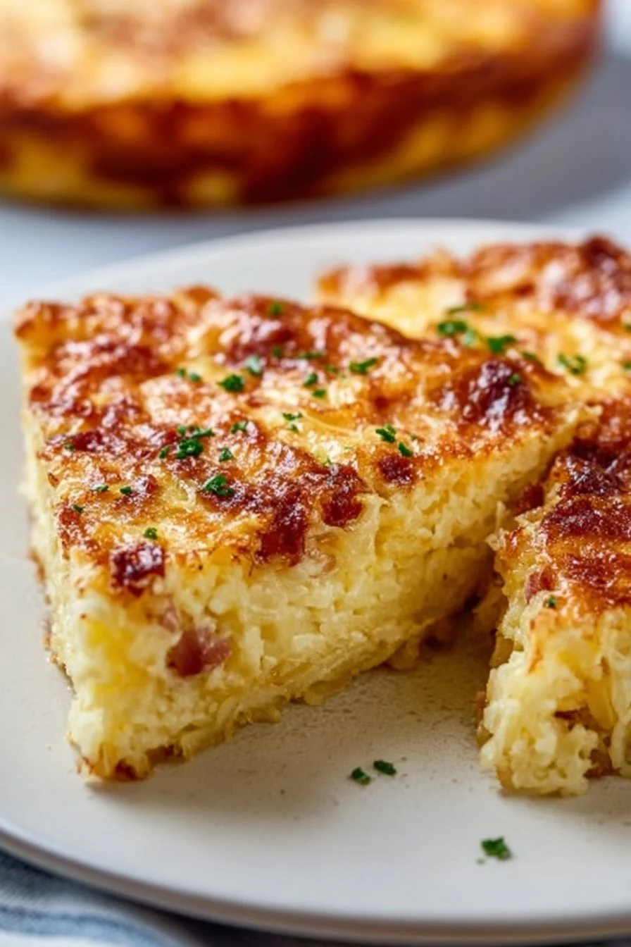 Baked Hash Brown Quiche Recipe